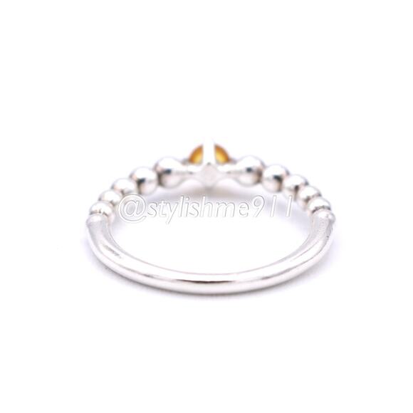 Authentic Pandora November Honey Beaded Ring -198867C11 - Picture 6 of 8